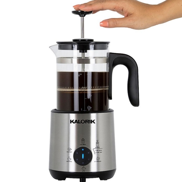 ☕ NIB‼️ Kalorik brand Stainless Steel Barista French Press - Picture 6 of 14